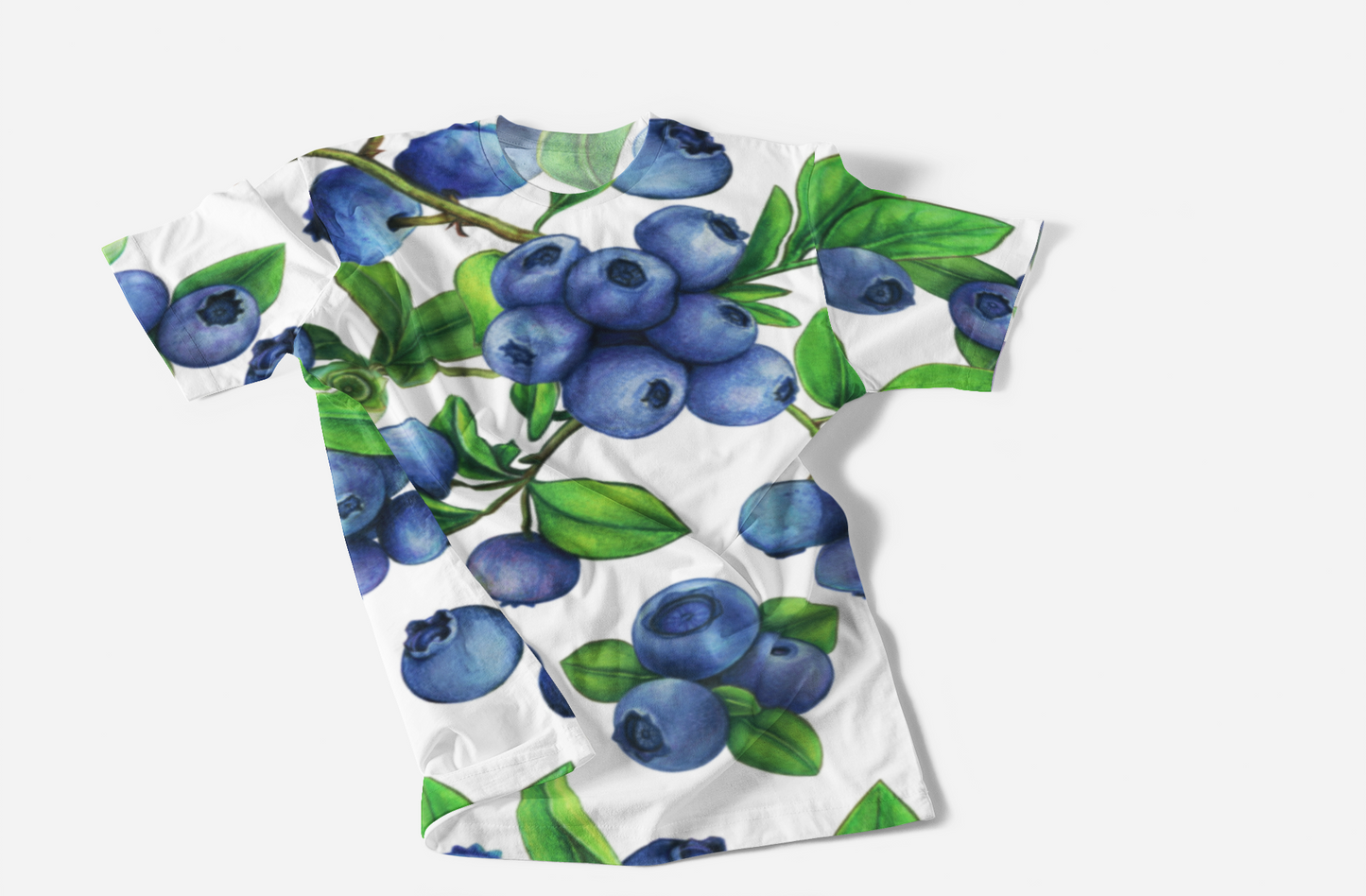 Blueberry Men's  All Over Print T-Shirt