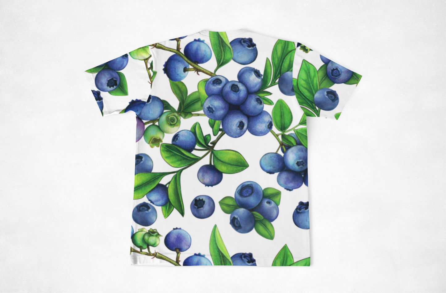 Blueberry Men's  All Over Print T-Shirt